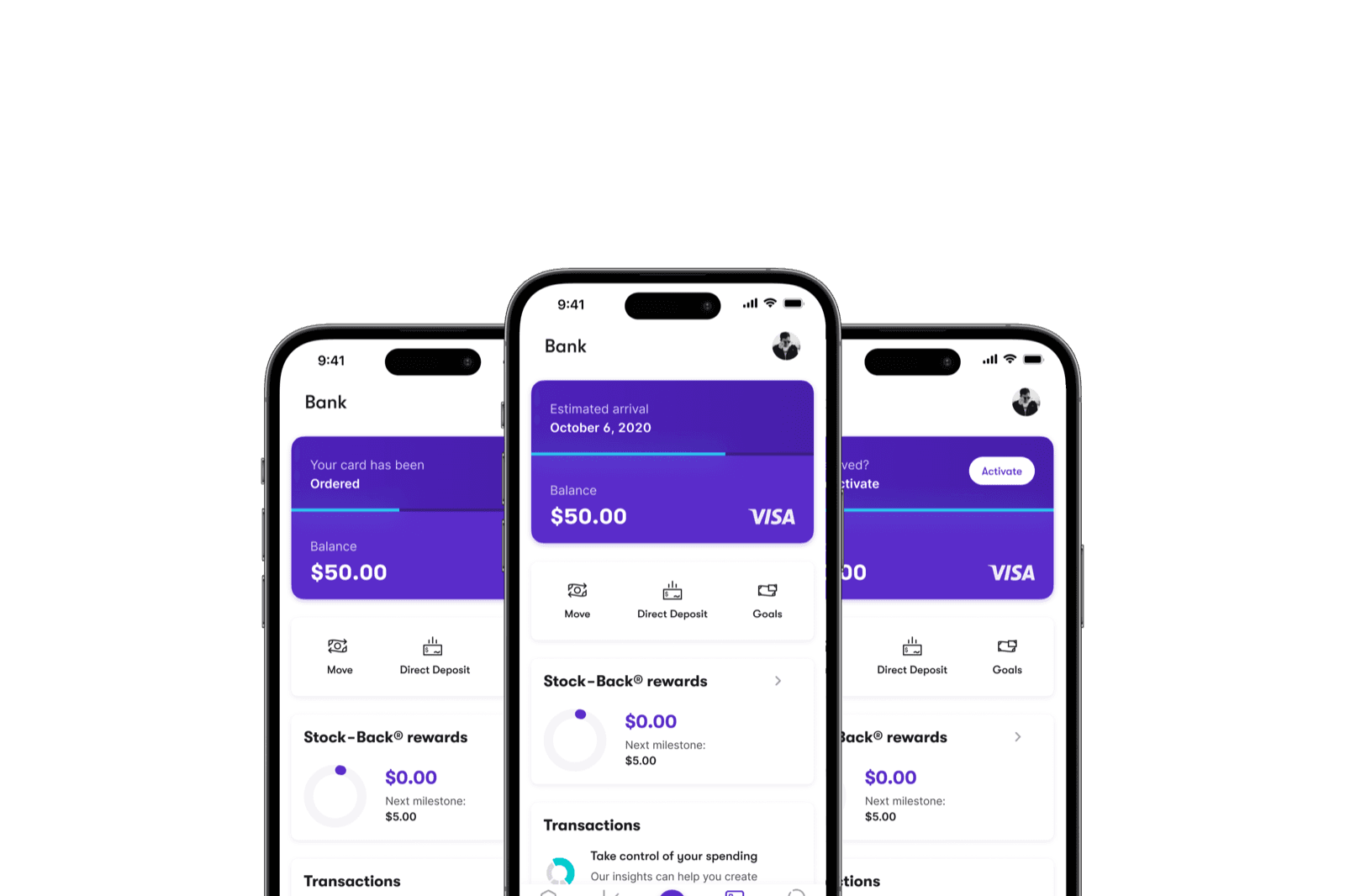 Card order status — Stash